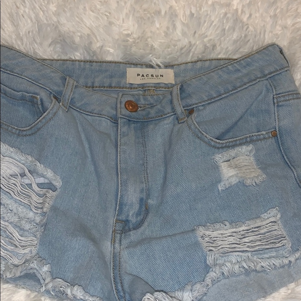 Light Blue PacSun Jean Shorts